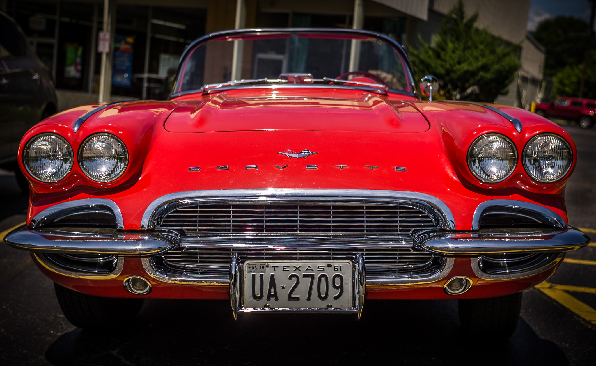 Vintage Red Corvette